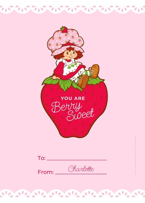 Strawberry Shortcake™ Berry Sweet Character Card