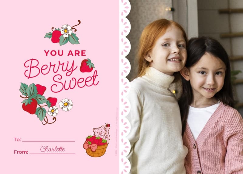 Strawberry Shortcake™ Berry Sweet Landscape Photo Card
