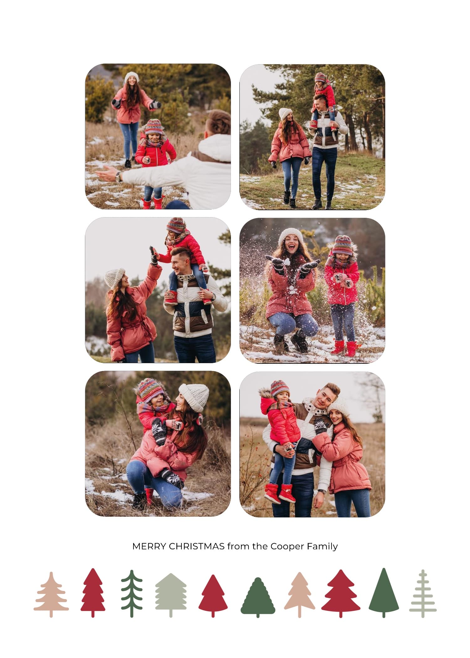 Little Christmas Trees Card