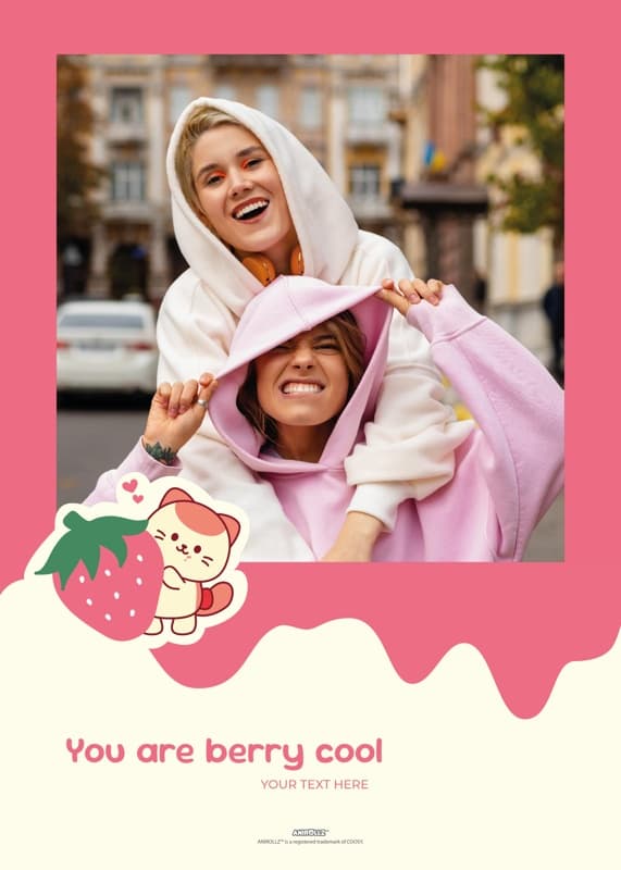 Anirollz® Berry Cool Photo Card