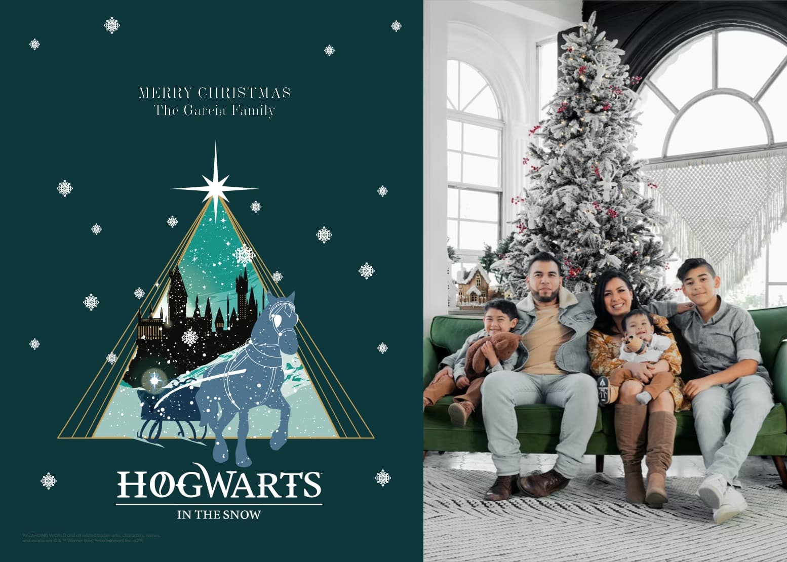 Harry Potter™ Snow Hogwarts Card