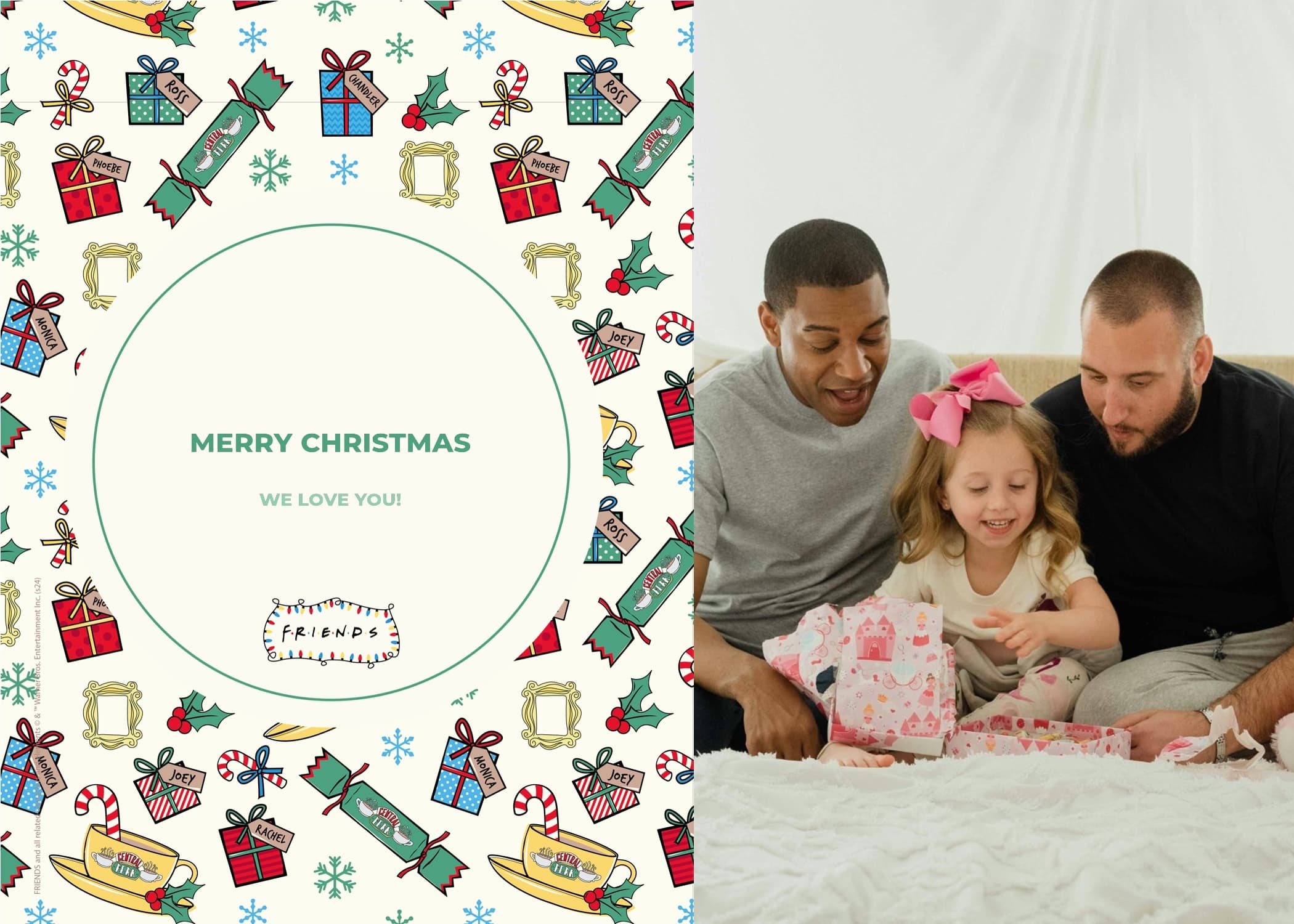 Friends™ Christmas Pattern Card