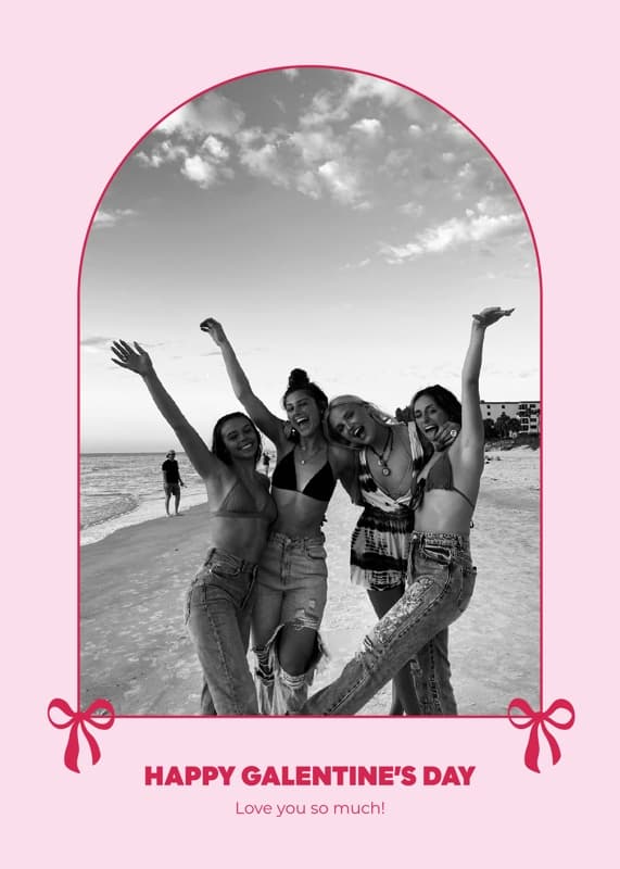 Galentine Arch Card
