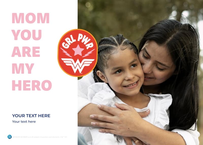 Wonder Woman™ Mom My Hero Card