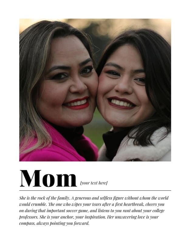 Mom Definition Poster