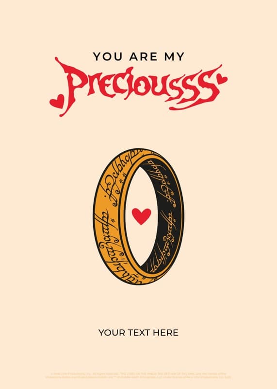 The Lord Of The Rings™ My Preciousss Card