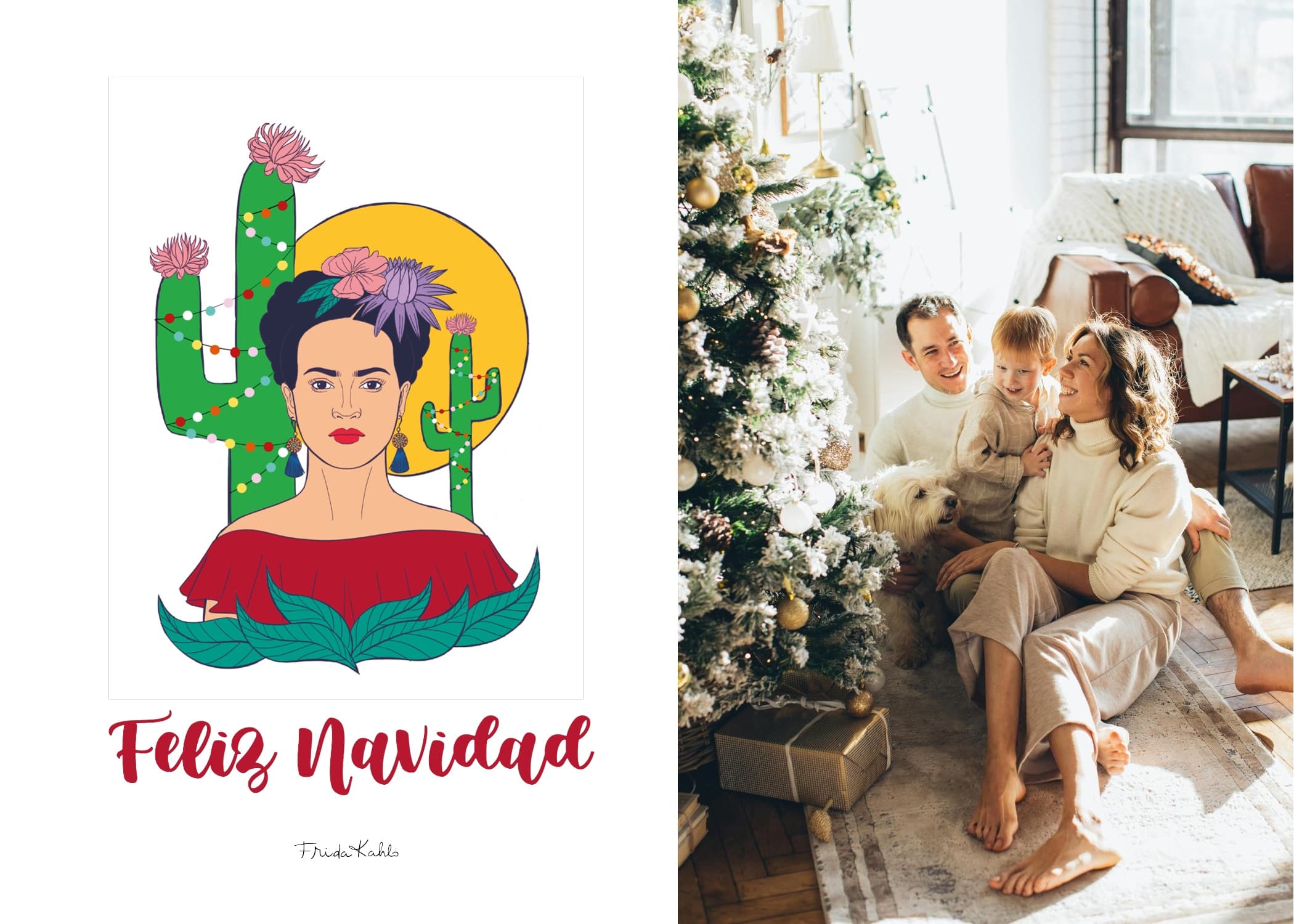 Frida Kahlo™ Feliz Navidad Card
