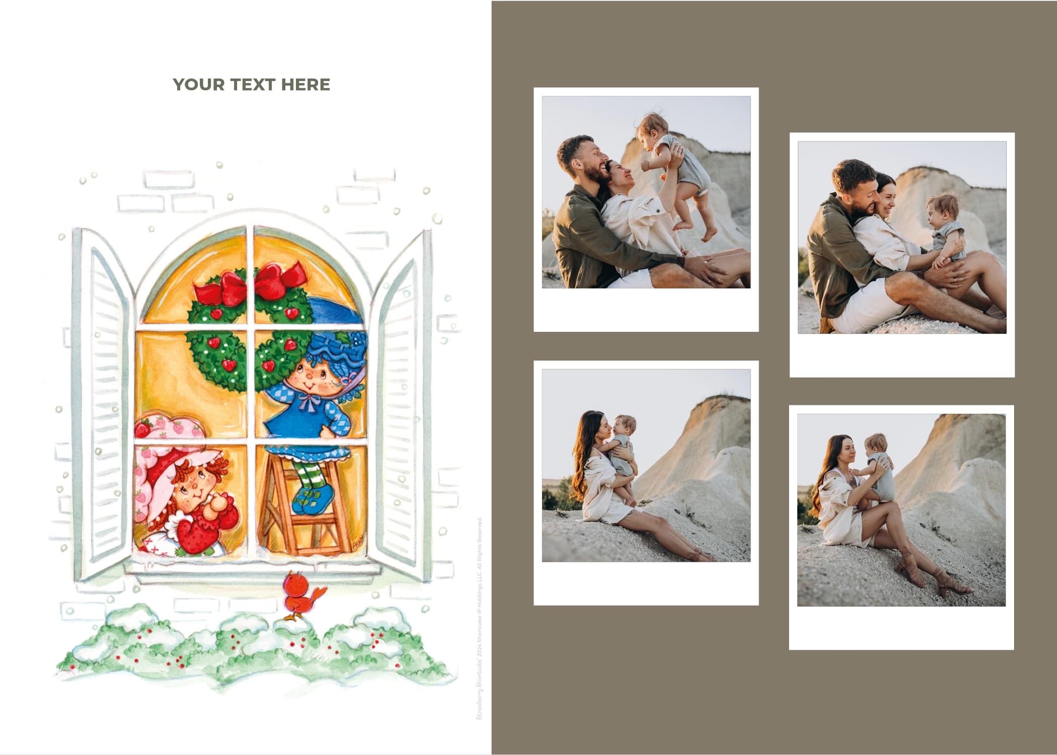 Strawberry Shortcake™ Windows Multiphoto Card