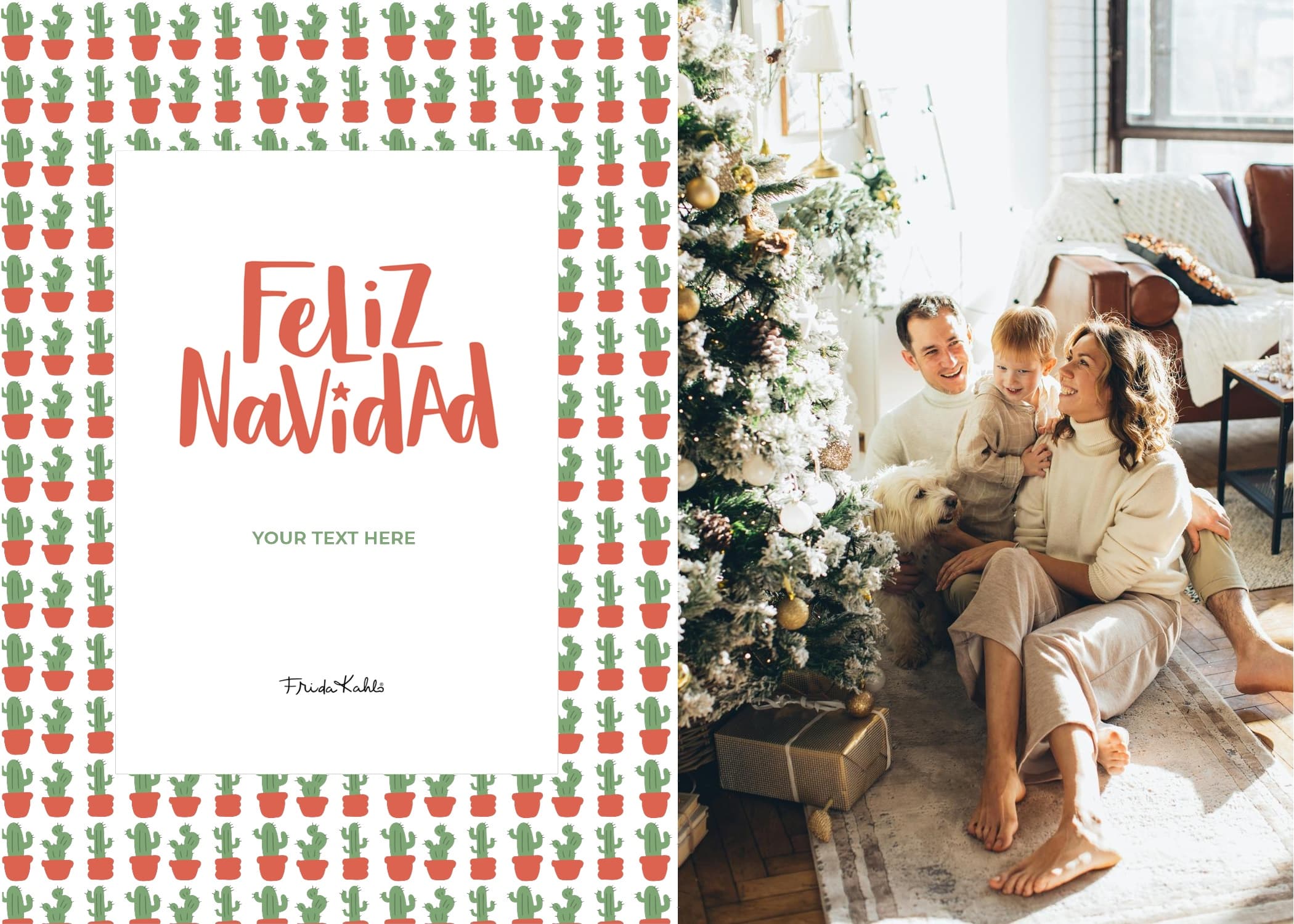 Frida Kahlo™ Cactus Pattern Card