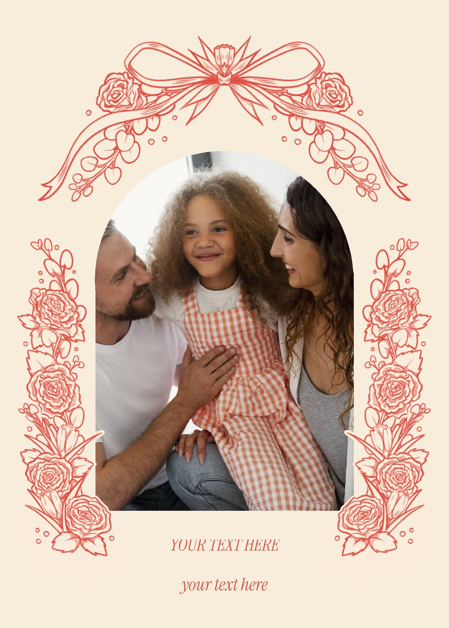 Ribbon Valentine Card