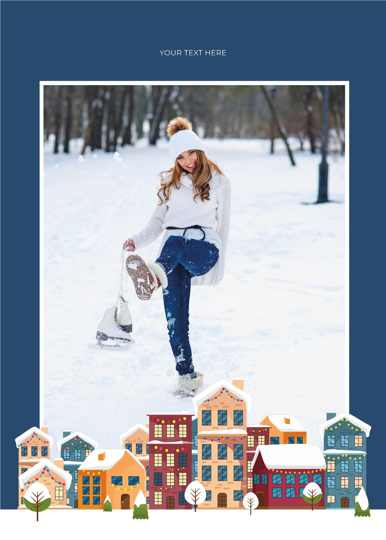 Christmas Village Card