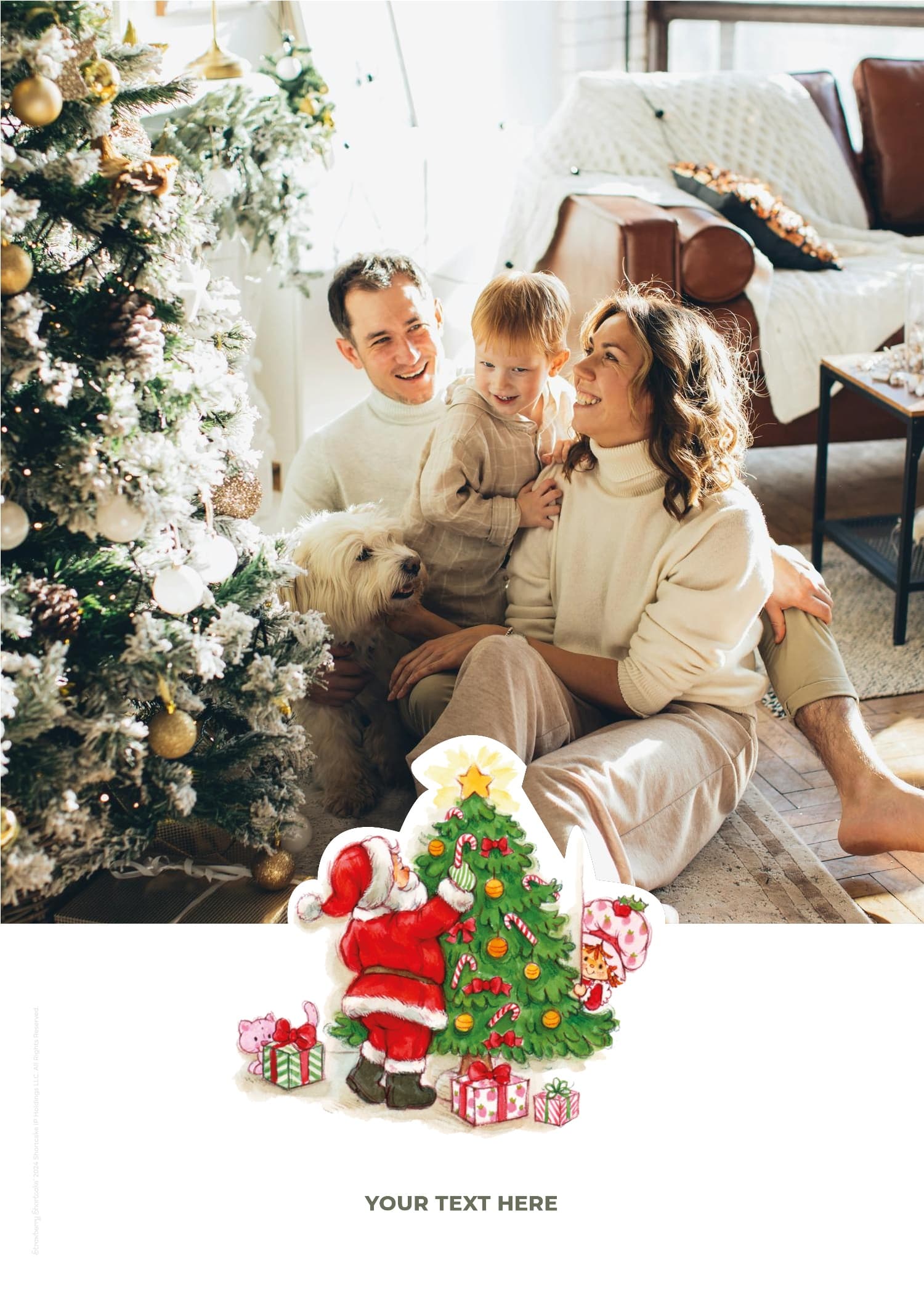 Strawberry Shortcake™ Christmas Tree Card