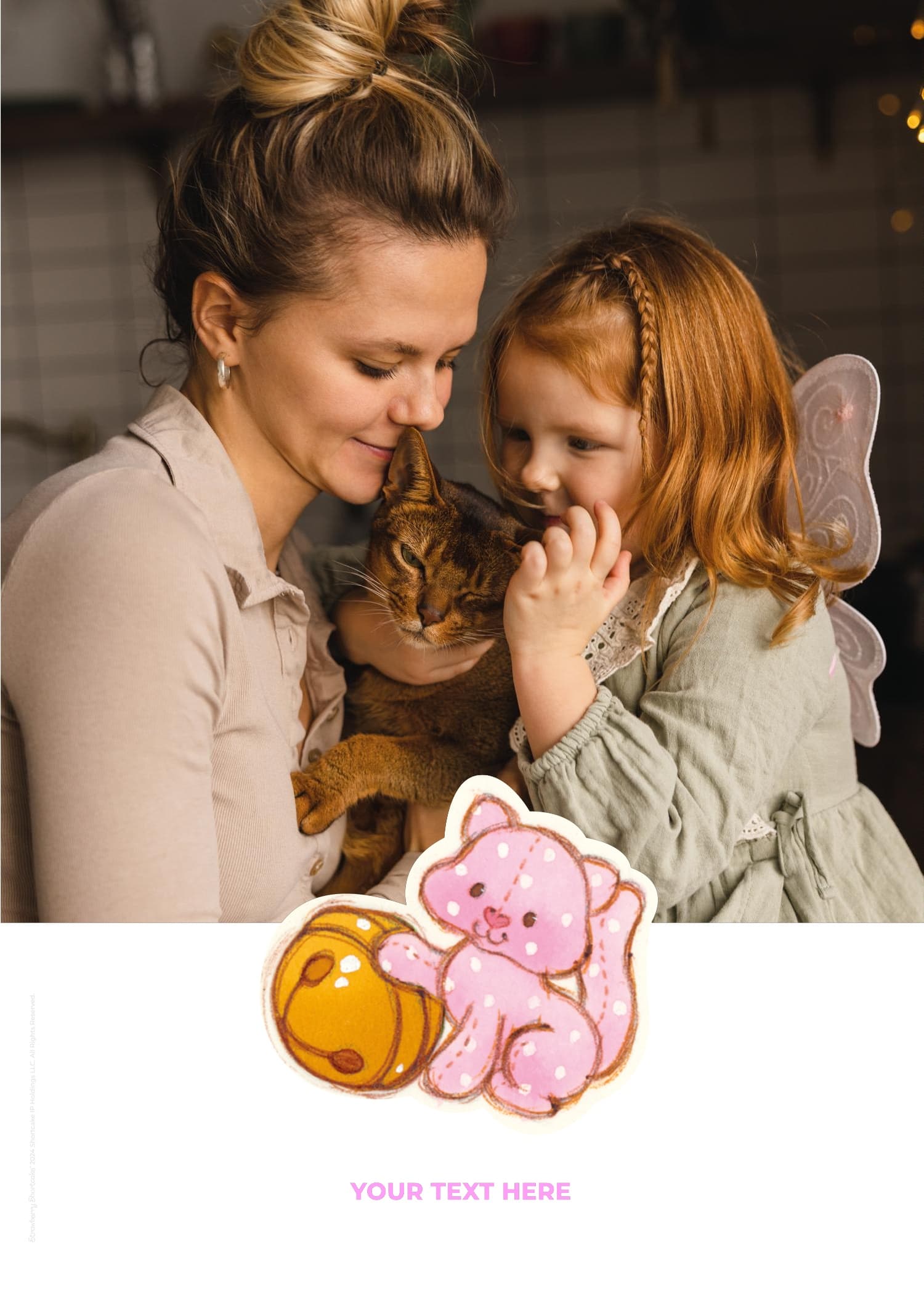 Strawberry Shortcake™ Cute Cat Card