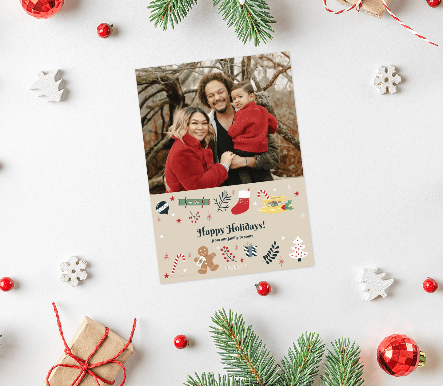 Friends™ Neutral Xmas Card