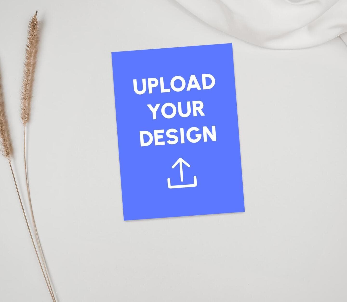 Upload Your Design Portrait Card