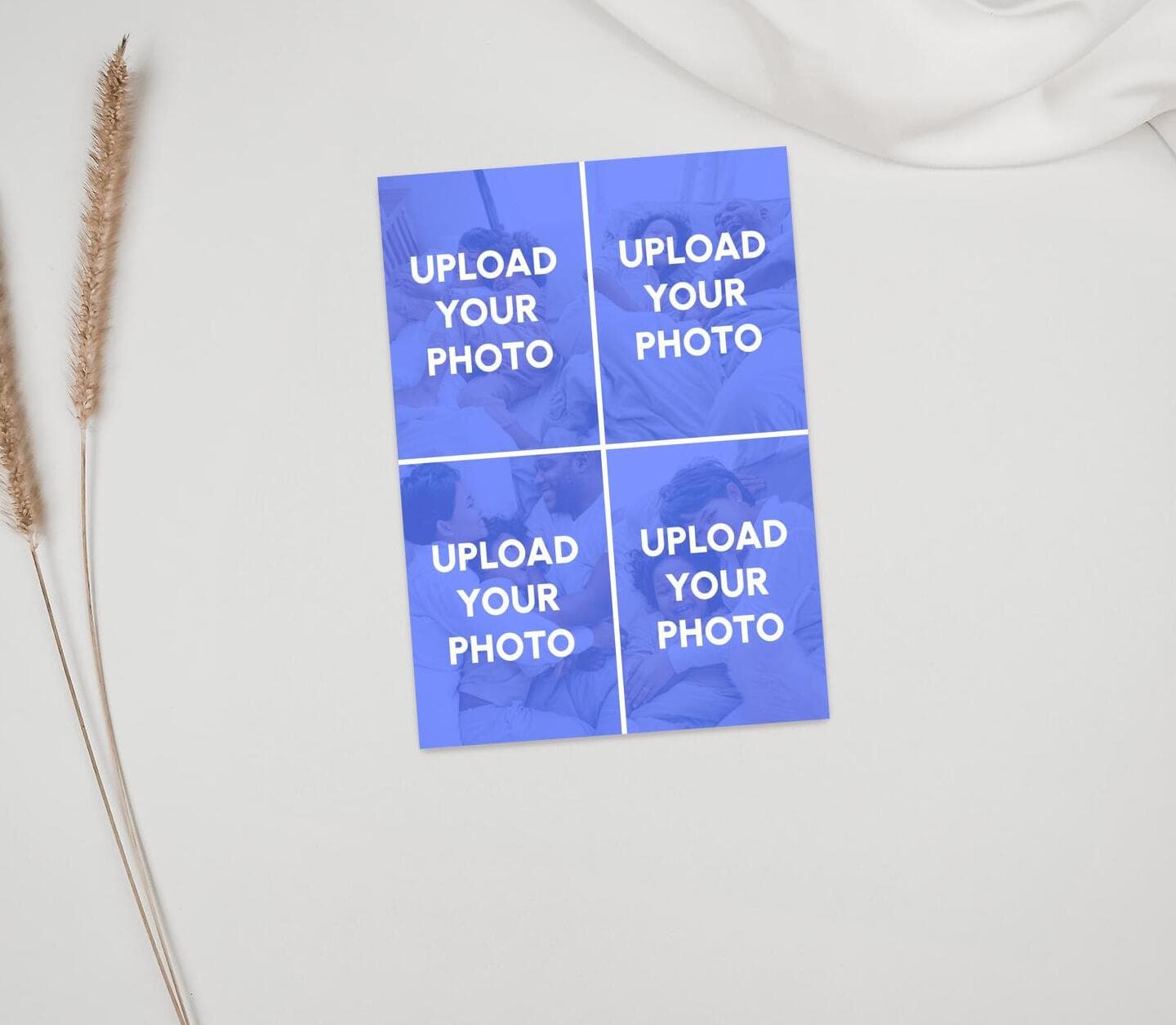 Upload Your Photos Four Portrait Card