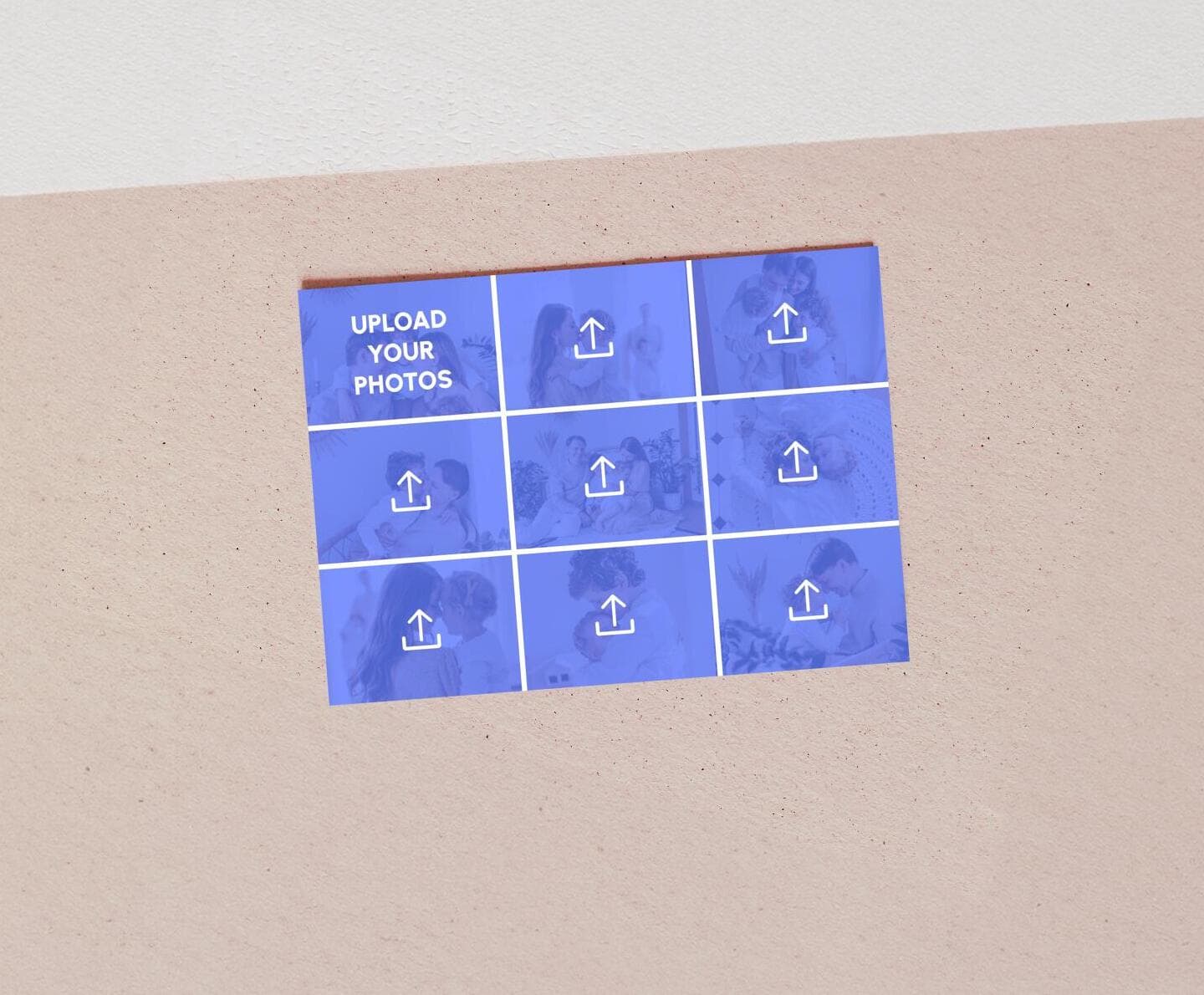 Upload Your Photos Nine Landscape Card