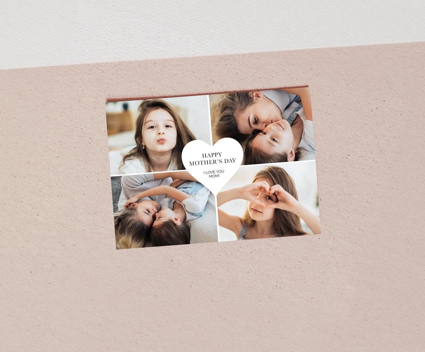 Heart Message Mom Card