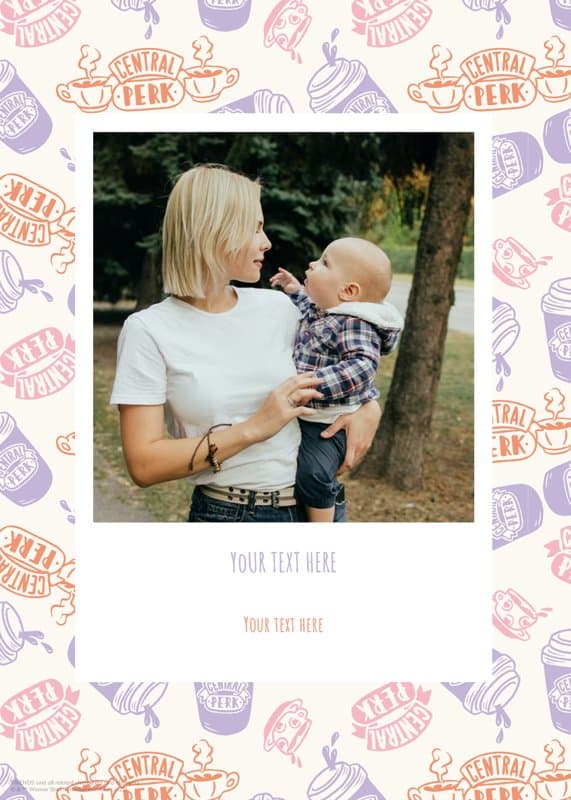 Friends™ Central Pattern Card