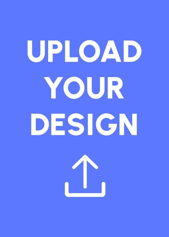 Upload Your Design Portrait Card