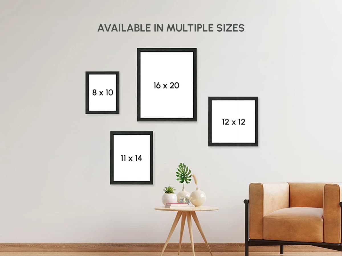 Poster sizes preview