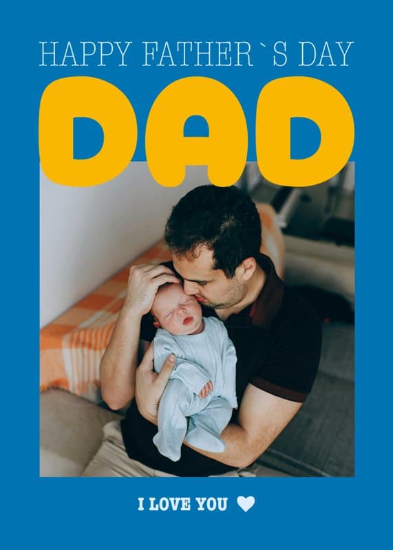 Fluffy Dad Card