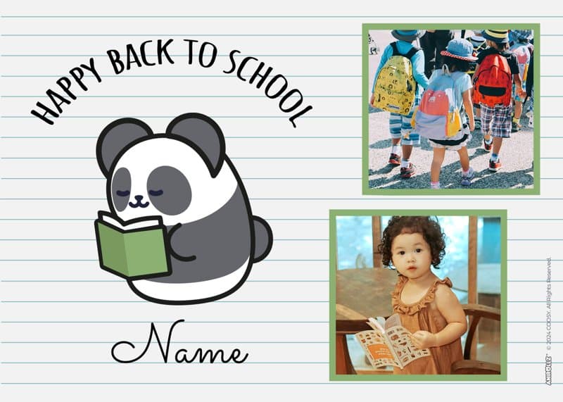 Anirollz® Notebook School Card
