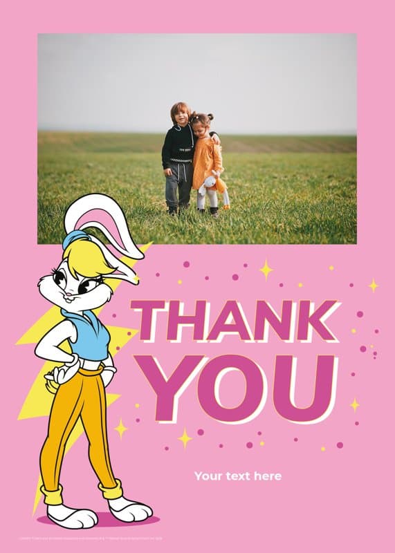 Looney Tunes™ Lola Thanks Card