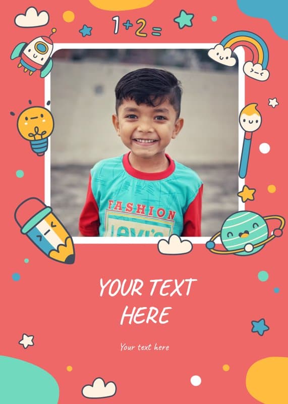 Rainbow school Card
