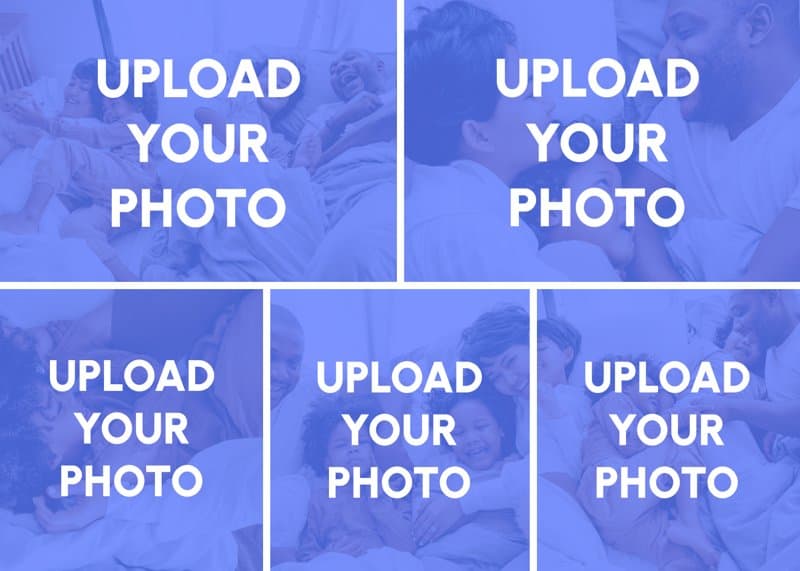Upload Your Photos Five Landscape Card