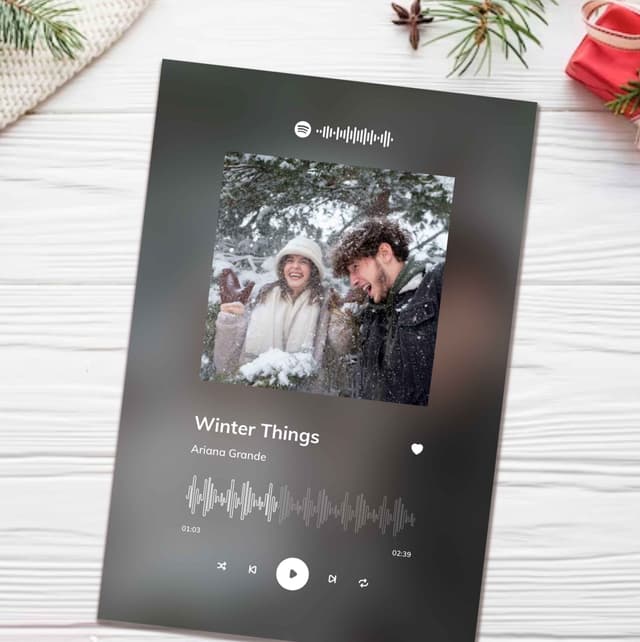 song poster for christmas gift