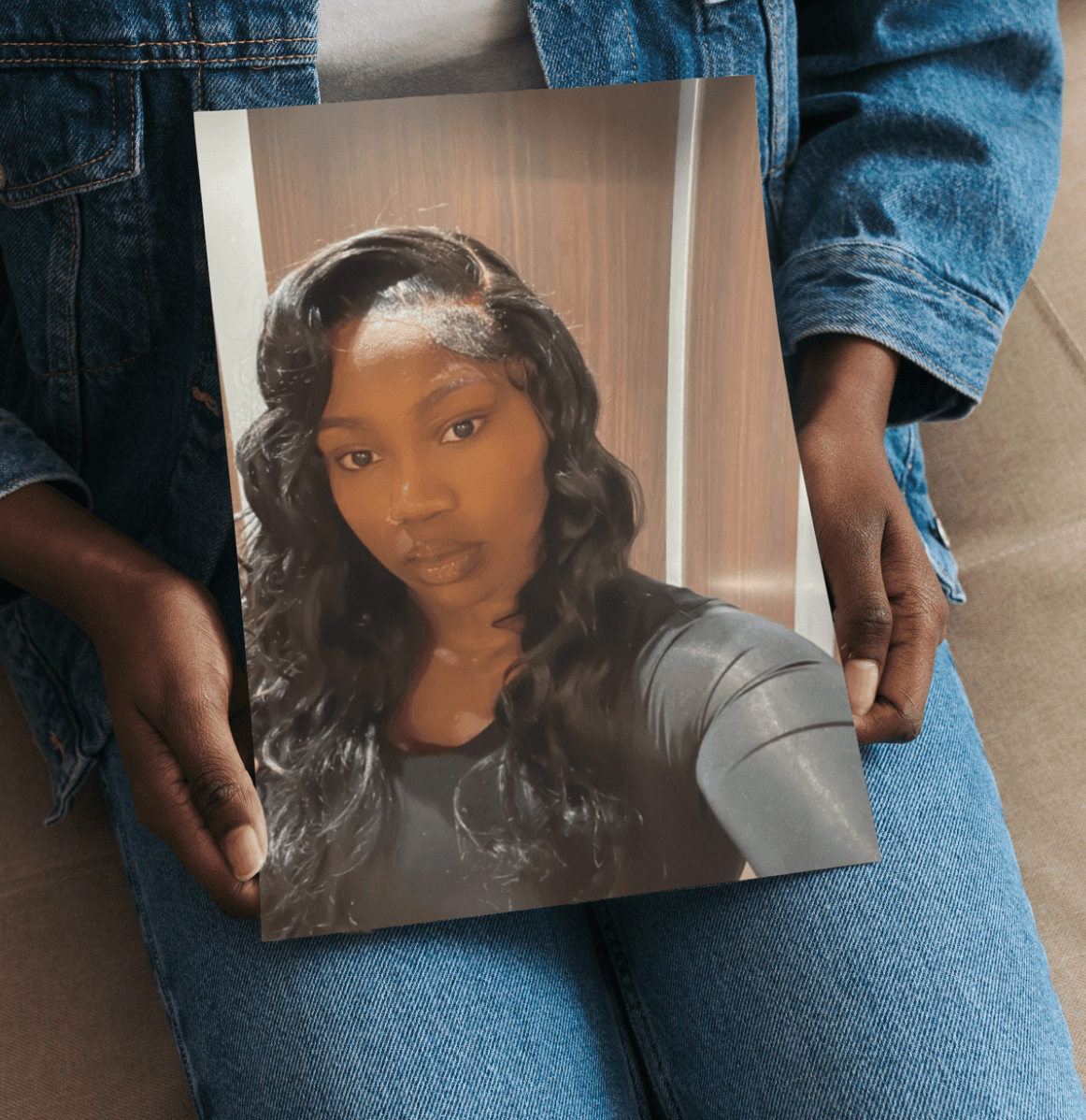 hair photo print
