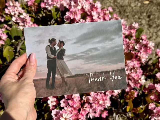 Wedding thank you cards