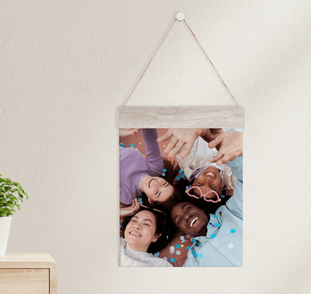wood hanger on a wall