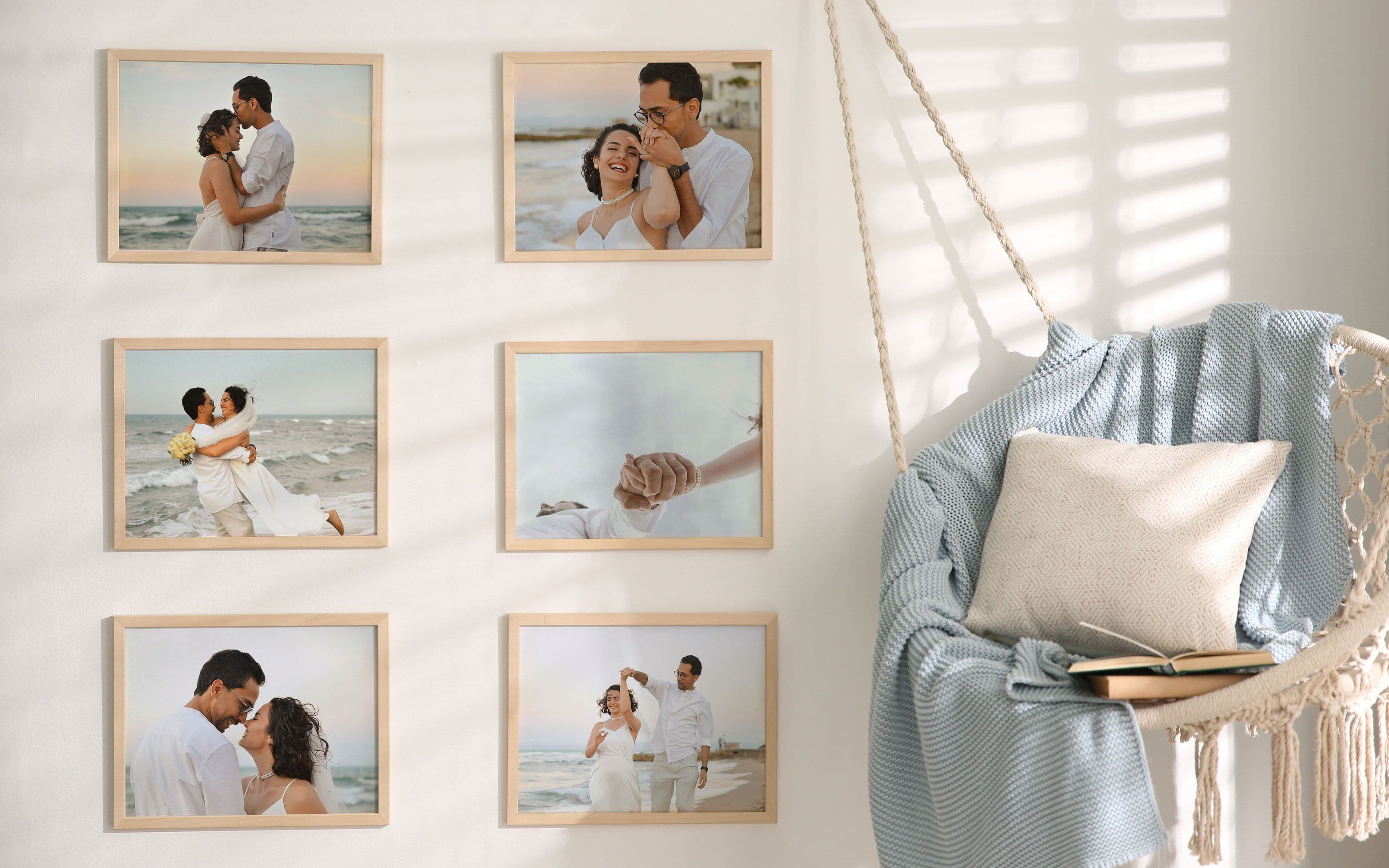 wedding gallery wall