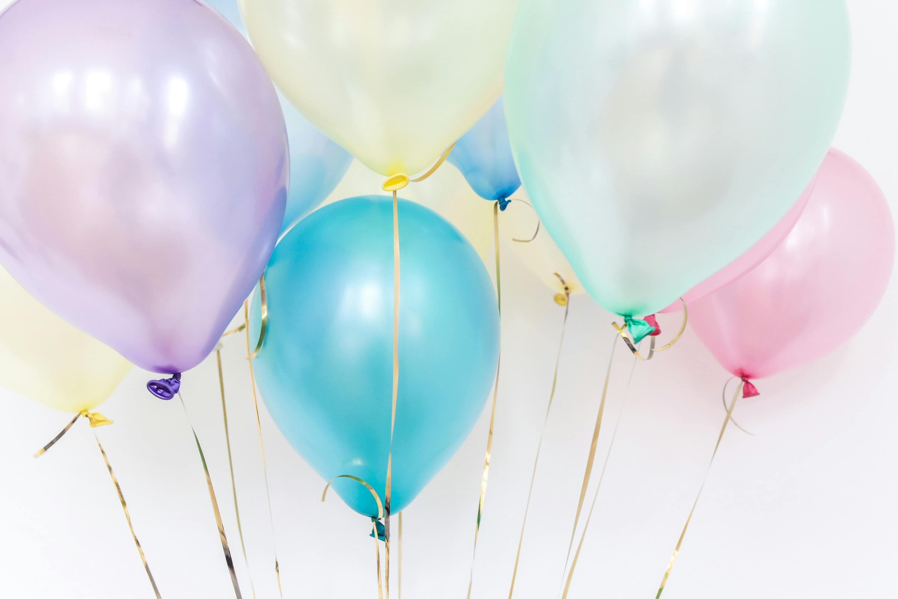 pastel balloons