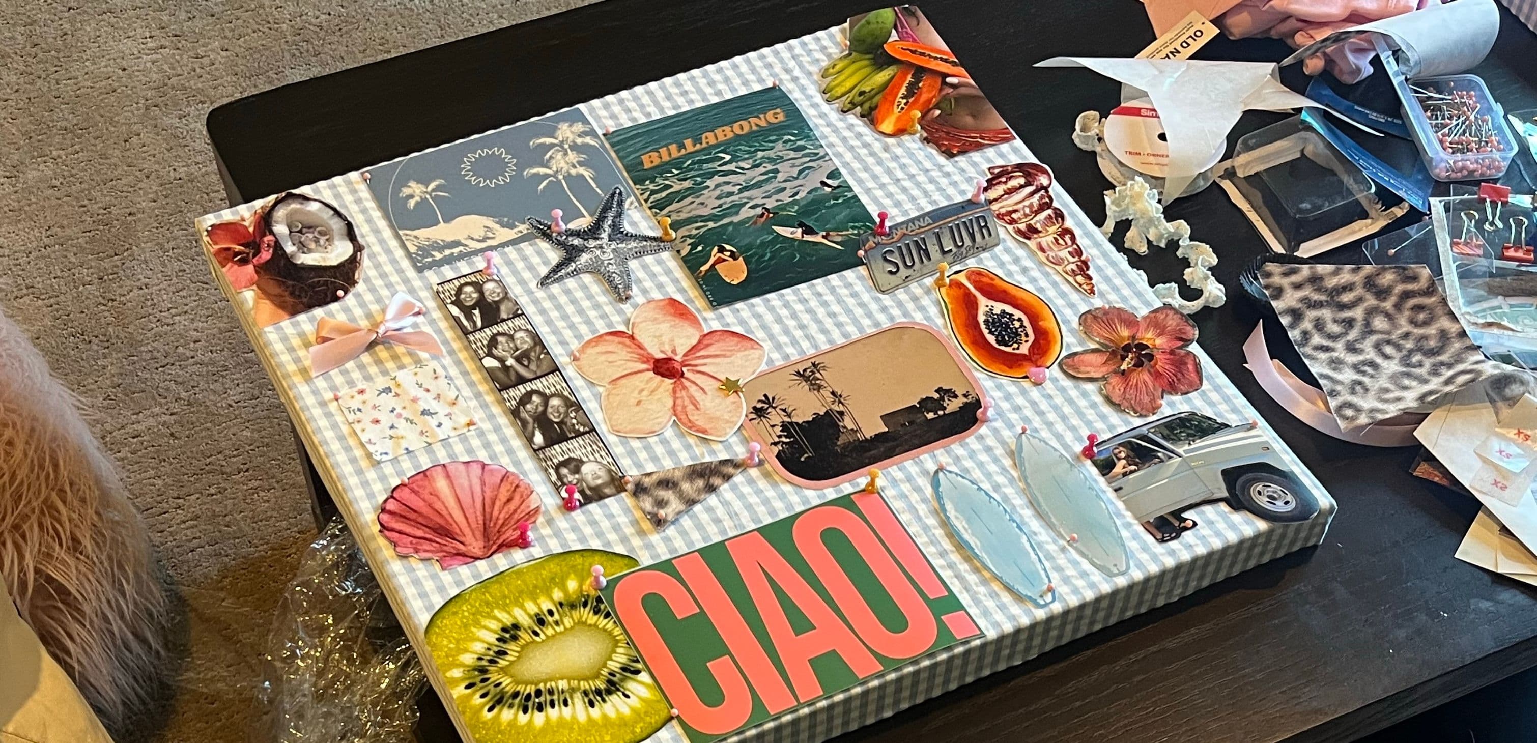 junk journal beach vibes