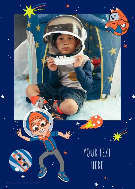 Blippi™ Space Astronaut Card