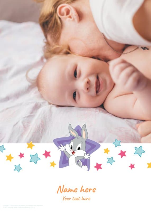 Looney Tunes™ Star Bunny Card