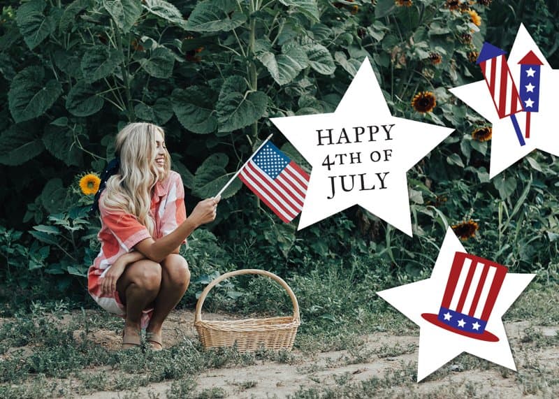 USA Stars Card