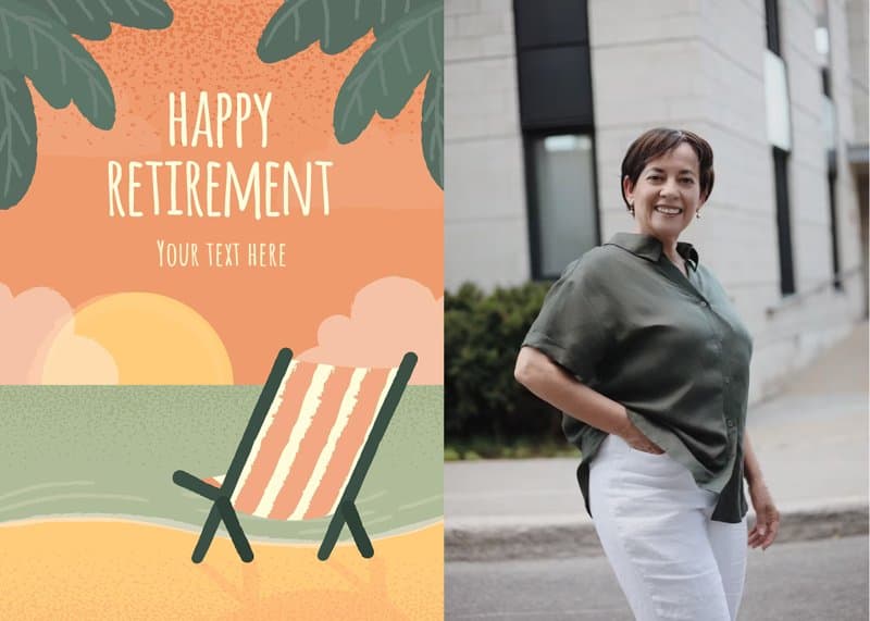 Beach Retirement Card