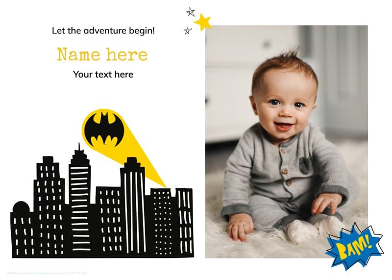 Batman™ Baby Comics Card