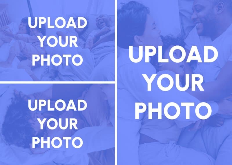 Upload Your Photos Three Landscape Card