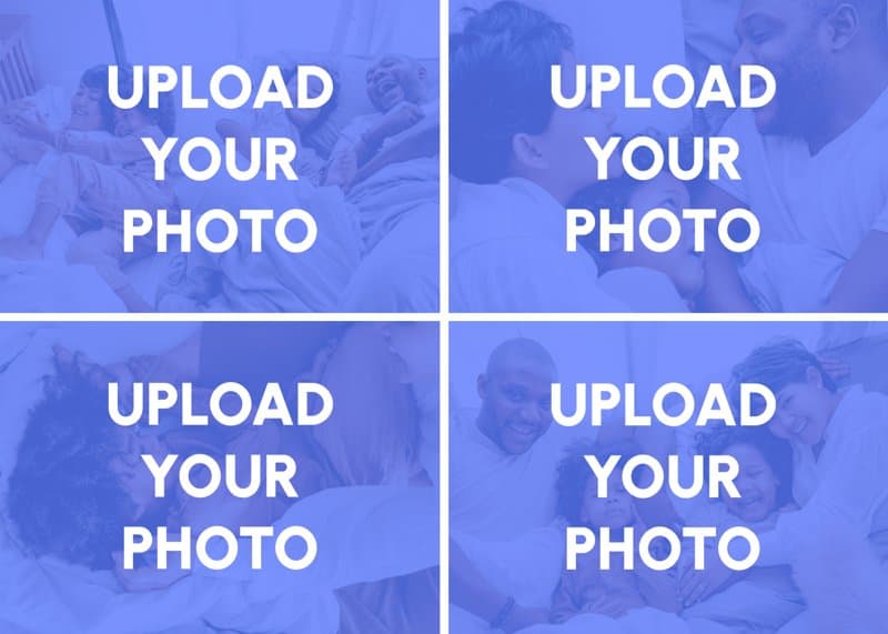 Upload Your Photos Four Landscape Card
